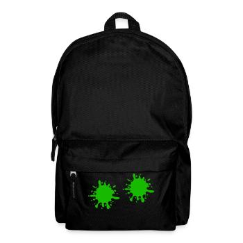 Farbklecks kleckse - Rucksack - Schwarz - Vorne