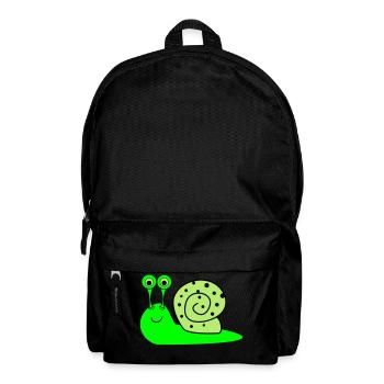 Snail Funny - Backpack - black - Front
