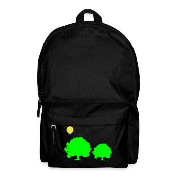 trees sun - Backpack - black - Front