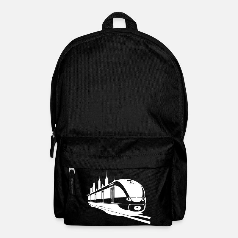Eisenbahn - Rucksack - Schwarz
