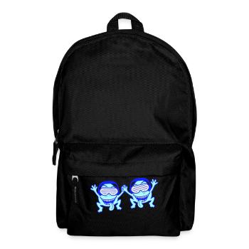 2 DJ Party Horreur Monstre Alien Alien Équipe - Sac à dos - noir - Devant