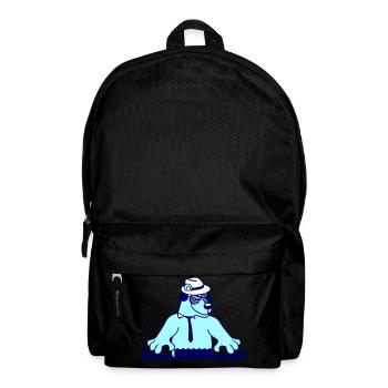 DJ Brown Bear Bear Grizzly Mixer Tie Party - Backpack - black - Front