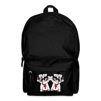 DJ Zombies Friends Team Horror Halloween Mixer - Backpack - black - Front