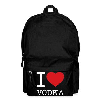 I LOVE VODKA - Rucksack - Schwarz - Vorne