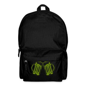 bier - Rucksack - Schwarz - Vorne
