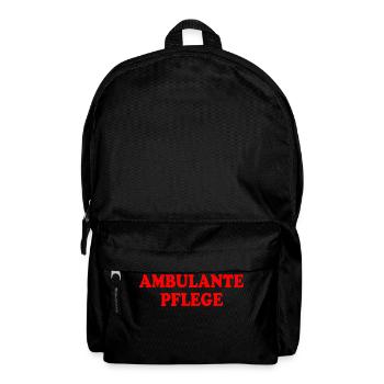 Ambulante pflege - Rucksack - Schwarz - Vorne