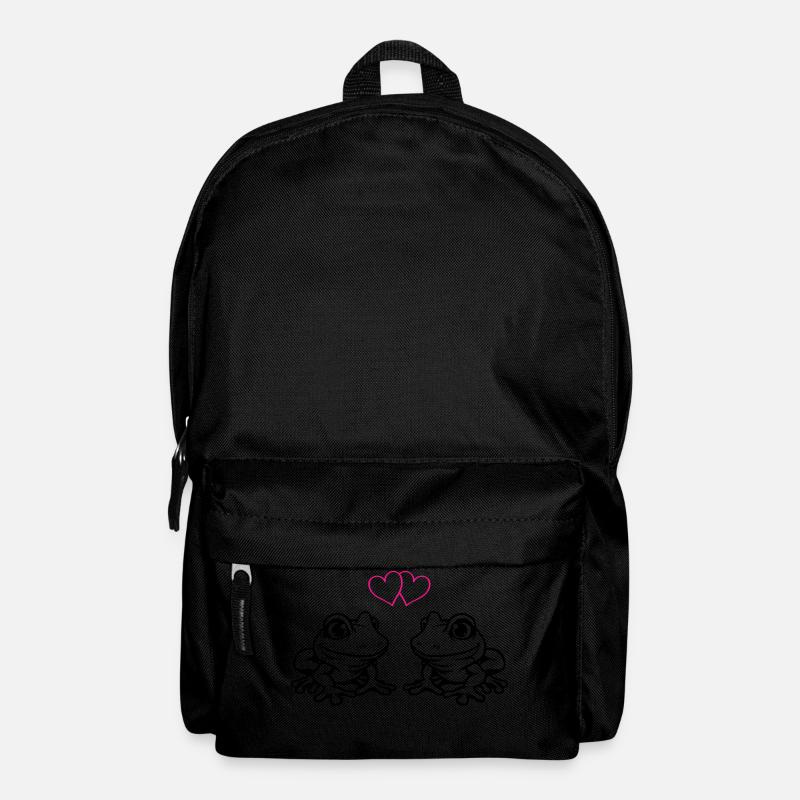 frosch comic love - Rucksack - Schwarz