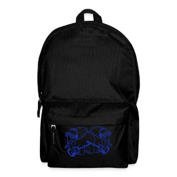 2 Elefanten Zwei Freunde Gitarre Spielen Band Team - Rucksack - Schwarz - Vorne