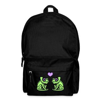 L’amour caméléon - Sac à dos - noir - Devant