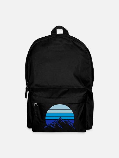 berge gebirge mountains - Rucksack - Schwarz