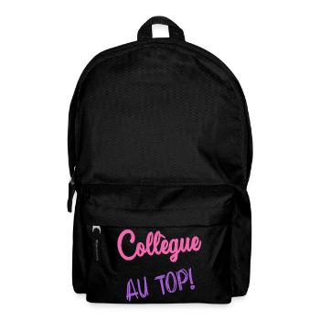 KOLLEGE. RUHESTAND. RUHESTAND. PENSIONIERT - Rucksack - Schwarz - Vorne