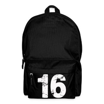 16 - Rucksack - Schwarz - Vorne