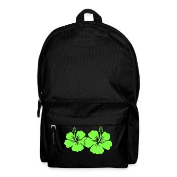 Hibiscus Flower - Backpack - black - Front
