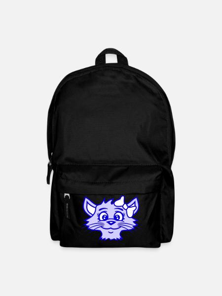 mignon fille chat jolie arc femme femme - Sac à dos - noir