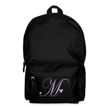 Monogram M Heart Vine - Backpack - black - Front