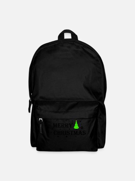 Merry Christmas - Rucksack - Schwarz