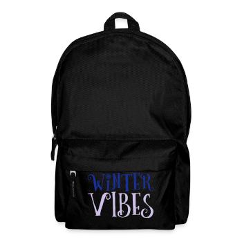 Winter Vibes - Backpack - black - Front