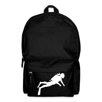 Taucher Sport Bewegung Geschenk Cool - Rucksack - Schwarz - Vorne