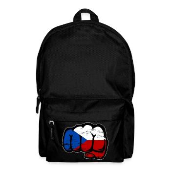 Drapeau de la République tchèque utilisé - Sac à dos - noir - Devant