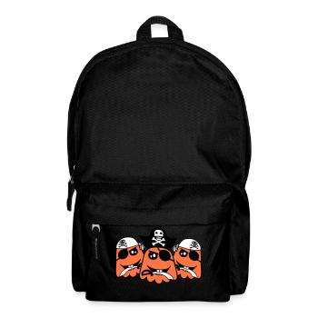 3 Pirate Ghosts Ghosts Funny Evil Halloween - Backpack - black - Front