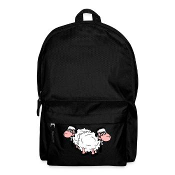 2 Sheep Sunglasses Music Party DJ Team Friends - Backpack - black - Front