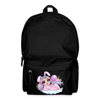 Lapin fantaisiste avec sucette - Sac à dos - noir - Devant