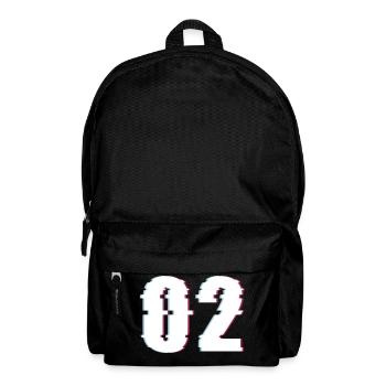 Two 2 Two 02 Number Effect Distorted Number - Backpack - black - Front