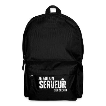 Je suis un serveur qui déchir - Sac à dos - noir - Devant