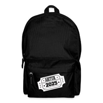 Abitur 2025 stamp - Backpack - black - Front