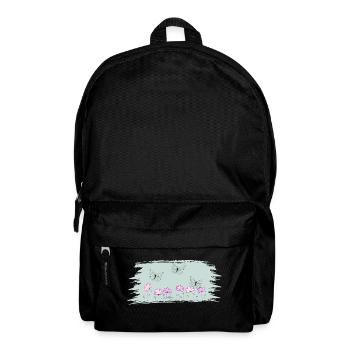 Watercolor Butterflies and Flowers - Backpack - black - Front