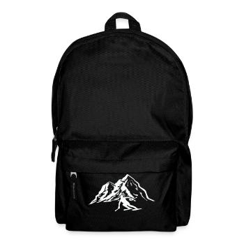 ski berge 1 - Rucksack - Schwarz - Vorne