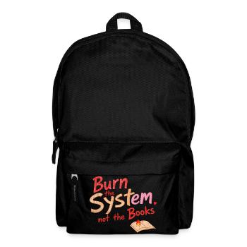 Burn the system - Backpack - black - Front