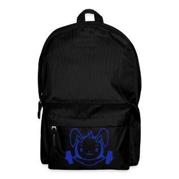 Bunny Bodybuilder Gym Muscles Strong Fitness Weight - Backpack - black - Front