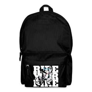 Ride your bike - for all those who love the bike - Backpack - black - Front