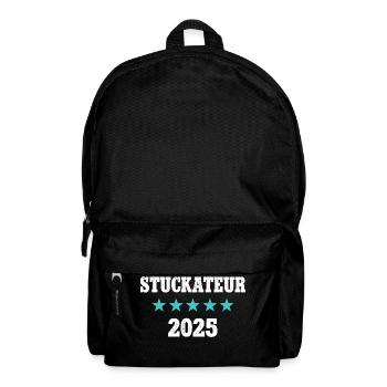 Stuckateur 2025 Ausbildung Prüfung Meister Azubi - Rucksack - Schwarz - Vorne