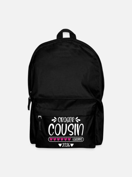 Großer Cousin 2026 - Rucksack - Schwarz