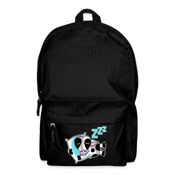 Schlafende Kuh - Rucksack - Schwarz - Vorne