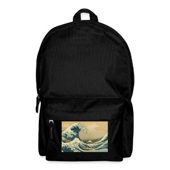 Welle - Rucksack - Schwarz - Vorne