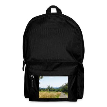 Landwirtschaft Frankfurt am Main Felder Waldgebiet - Rucksack - Schwarz - Vorne