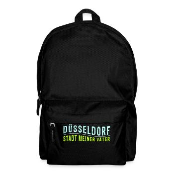 Dusseldorf STADT MEINER VÄTER (Vektorgrafik) - Rucksack - Schwarz - Vorne