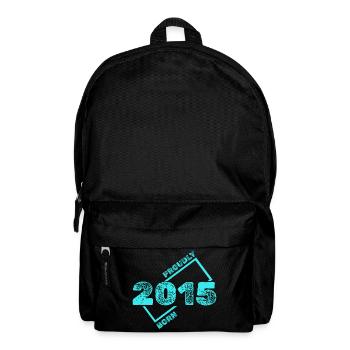 Geboren 2015 - Rucksack - Schwarz - Vorne
