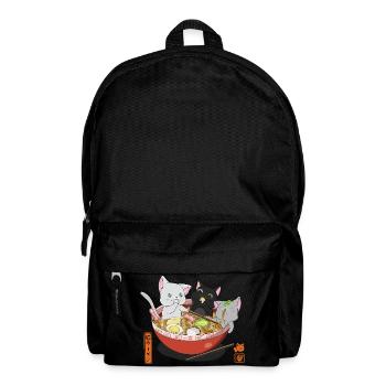Mignonne chemise ramen des chats otaku - Sac à dos - noir - Devant