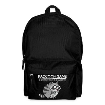 Raccoon Game Don't Look at the Raccoon Lust - Backpack - black - Front