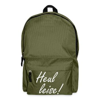howl quietly - Backpack - olive green - Front