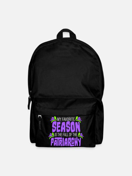 Ma saison préférée est La chute du patriarcat - Sac à dos - noir