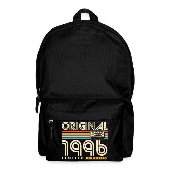 Original_1996_Jahrgang_Geburtstag_Geschenk_Retro - Rucksack - Schwarz - Vorne