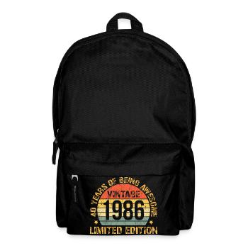 40 Year Birthday Decorations 1985 40th Birthday - Backpack - black - Front