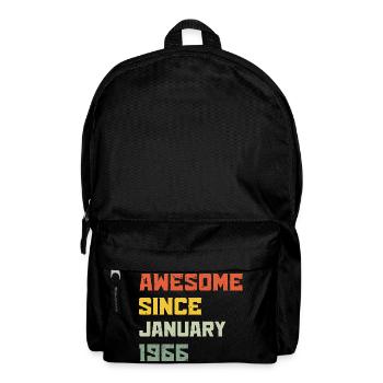 Großartig seit Januar 1966 Geburtstagsgeschenk - Rucksack - Schwarz - Vorne