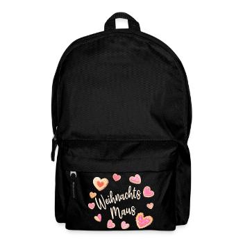 Christmas Mouse Cookies Cookies Christmas Advent - Backpack - black - Front