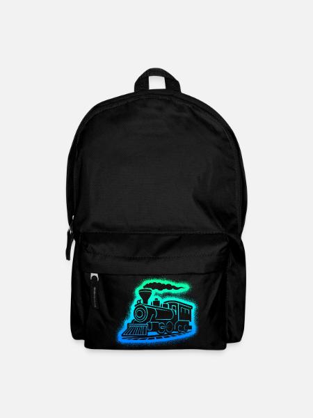 Dampflok Modelleisenbahn Herren Jungen Eisenbahn - Rucksack - Schwarz